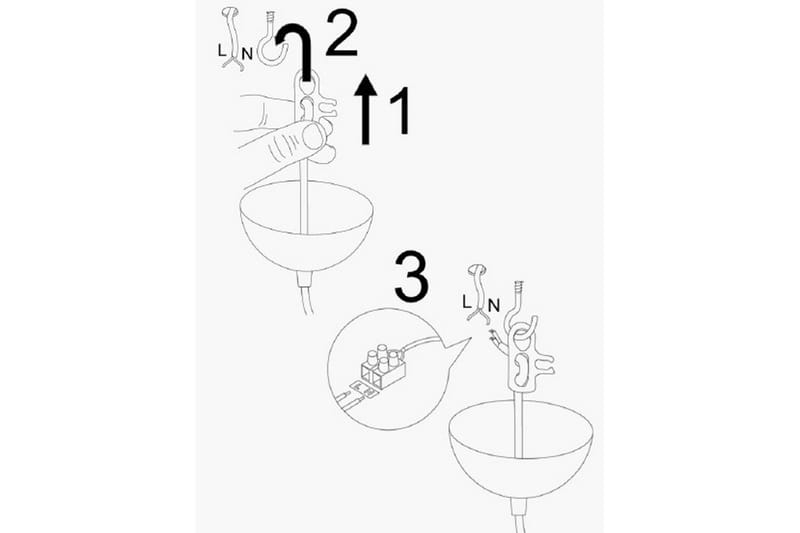 Taklampe Dolcer Svart / Hvit - Svart / Hvit - Belysning - Innendørsbelysning & Lamper - Taklampe - Kjøkkenlampe & taklampe kjøkken