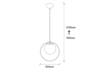 Taklampe Dolcer Svart / Hvit - Svart / Hvit - Belysning - Innendørsbelysning & Lamper - Taklampe - Kjøkkenlampe & taklampe kjøkken
