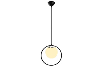 Taklampe Dolcer Svart / Hvit - Svart / Hvit - Belysning - Innendørsbelysning & Lamper - Taklampe - Kjøkkenlampe & taklampe kjøkken