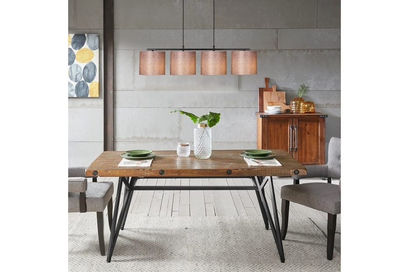 Taklampe Donria Svart / Brun - Brun/Svart - Belysning - Innendørsbelysning & Lamper - Taklampe - Kjøkkenlampe & taklampe kjøkken