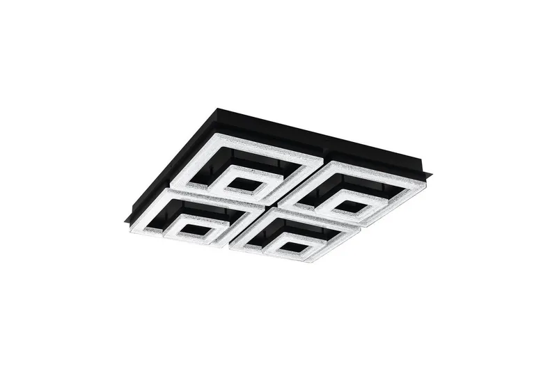 Taklampe Eglo Fradelo 1 520x520 mm, Svart