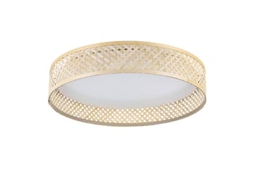 Taklampe Eglo Luppineria Ø380 mm hvit brun - Hvit/Brun - Belysning - Innendørsbelysning & Lamper - Taklampe - Takplafond