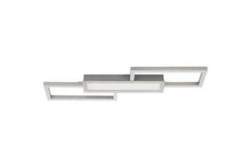 Taklampe Eglo Monirote nikkel-matt hvit - Hvit - Belysning - Innendørsbelysning & Lamper - Taklampe - Takplafond