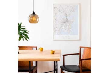 Taklampe Elanorstead Gull / Svart - Gull/Svart - Belysning - Innendørsbelysning & Lamper - Taklampe - Kjøkkenlampe & taklampe kjøkken