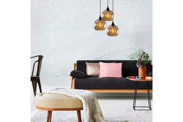 Taklampe Elanorstead Tre Gull / Svart - Gull/Svart - Belysning - Innendørsbelysning & Lamper - Taklampe - Kjøkkenlampe & taklampe kjøkken