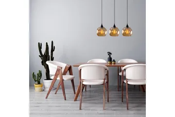 Taklampe Elanorstead Tre Gull / Svart Horisontal - Gull/Svart - Belysning - Innendørsbelysning & Lamper - Taklampe - Kjøkkenlampe & taklampe kjøkken