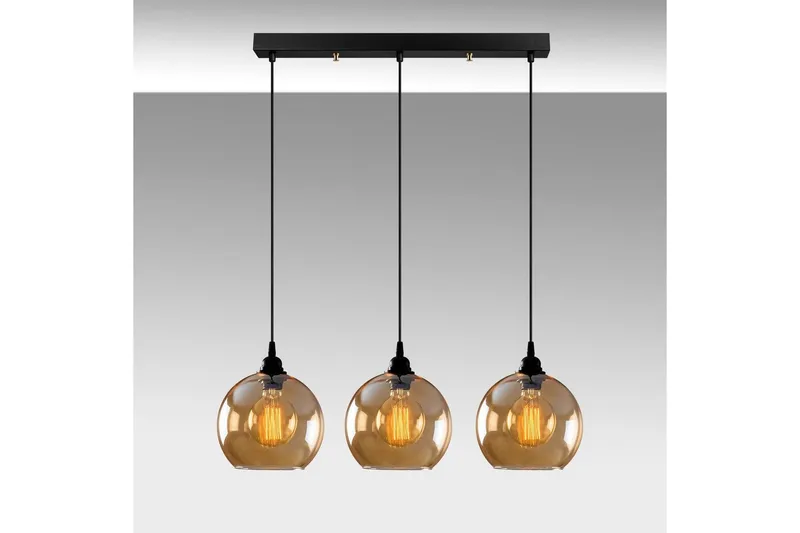 Taklampe Elanorstead Tre Gull / Svart Horisontal - Gull/Svart - Belysning - Innendørsbelysning & Lamper - Taklampe - Kjøkkenlampe & taklampe kjøkken