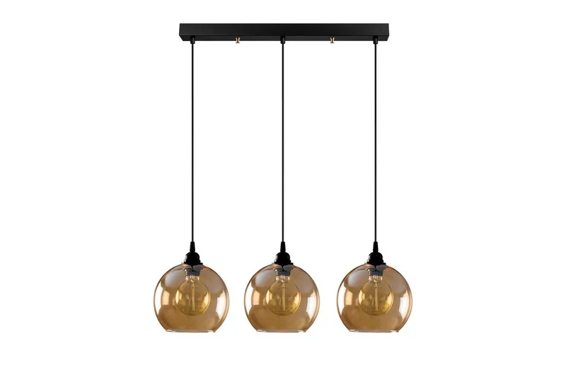 Taklampe Elanorstead Tre Gull / Svart Horisontal - Gull/Svart - Belysning - Innendørsbelysning & Lamper - Taklampe - Kjøkkenlampe & taklampe kjøkken