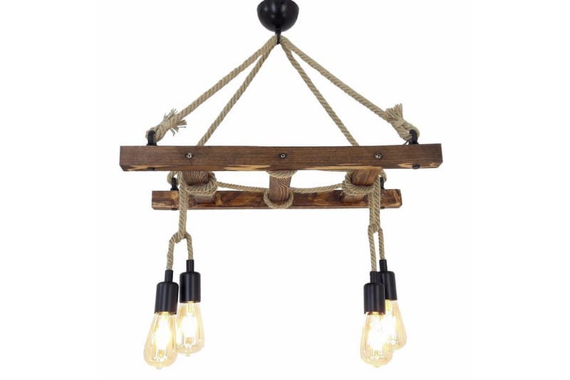 Taklampe Eluna Valnøtt - Brun - Belysning - Innendørsbelysning & Lamper - Taklampe - Kjøkkenlampe & taklampe kjøkken