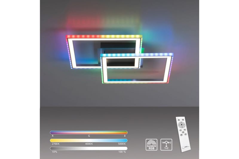 Taklampe Felix - 44,5x6,4x44,5 cm - Belysning - Innendørsbelysning & Lamper - Taklampe - Takplafond