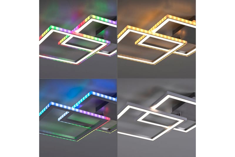 Taklampe Felix - 44,5x6,4x44,5 cm - Belysning - Innendørsbelysning & Lamper - Taklampe - Takplafond