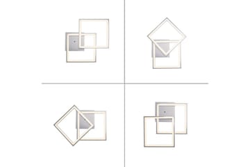 Taklampe Felix - 44,5x6,4x44,5 cm - Belysning - Innendørsbelysning & Lamper - Taklampe - Takplafond