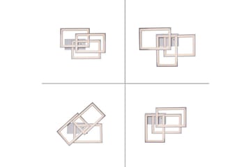 Taklampe Felix - 56x8,4x54 cm - Belysning - Innendørsbelysning & Lamper - Taklampe - Takplafond