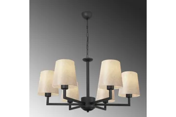 Taklampe Fenda Svart / Krem - Svart - Belysning - Innendørsbelysning & Lamper - Taklampe - Kjøkkenlampe & taklampe kjøkken