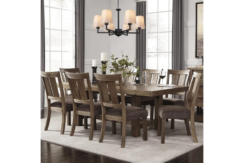 Taklampe Fenda Svart / Krem - Svart - Belysning - Innendørsbelysning & Lamper - Taklampe - Kjøkkenlampe & taklampe kjøkken