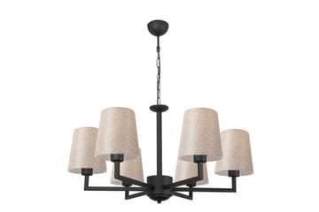 Taklampe Fenda Svart / Krem - Svart - Belysning - Innendørsbelysning & Lamper - Taklampe - Kjøkkenlampe & taklampe kjøkken