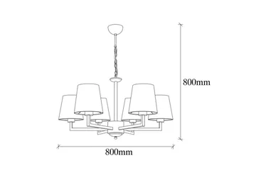 Taklampe Fenda Svart / Krem - Svart - Belysning - Innendørsbelysning & Lamper - Taklampe - Kjøkkenlampe & taklampe kjøkken