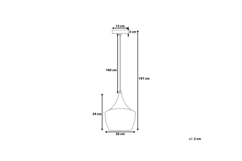 Taklampe Fraser 26 cm - Svart - Taklampe soverom - Kjøkkenlampe & taklampe kjøkken - Lamper gang - Vinduslampe - Pendellamper & Hengelamper - Taklampe stue - Vinduslampe hengende - Taklampe