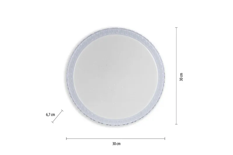 Taklampe Frida - 30x6,7x30 cm - Belysning - Innendørsbelysning & Lamper - Taklampe - Takplafond