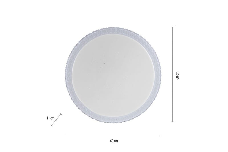 Taklampe Frida - 60x11x60 cm - Belysning - Innendørsbelysning & Lamper - Taklampe - Takplafond