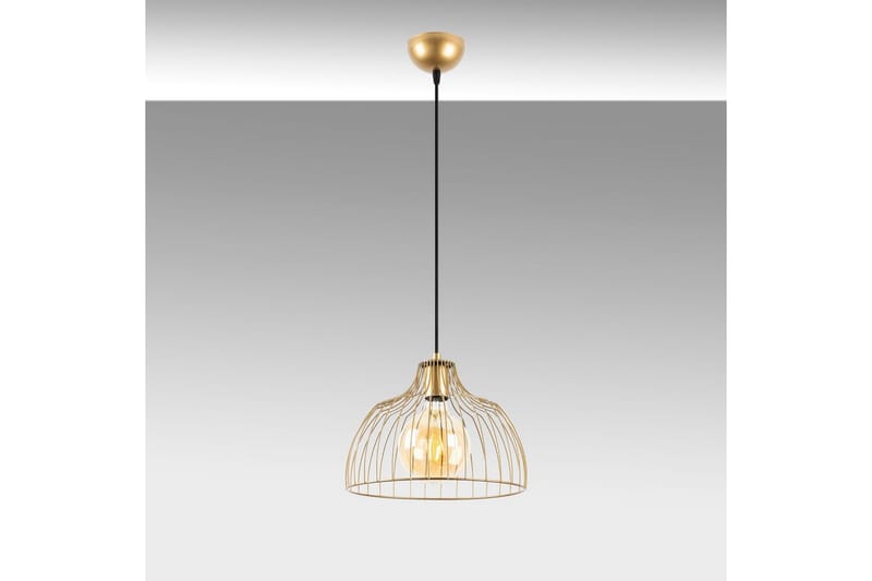Taklampe Gertie Skinnende Gull - Gull - Belysning - Innendørsbelysning & Lamper - Taklampe - Kjøkkenlampe & taklampe kjøkken