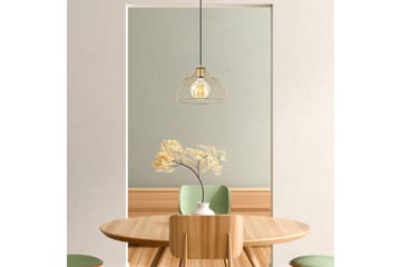 Taklampe Gertie Skinnende Gull - Gull - Belysning - Innendørsbelysning & Lamper - Taklampe - Kjøkkenlampe & taklampe kjøkken