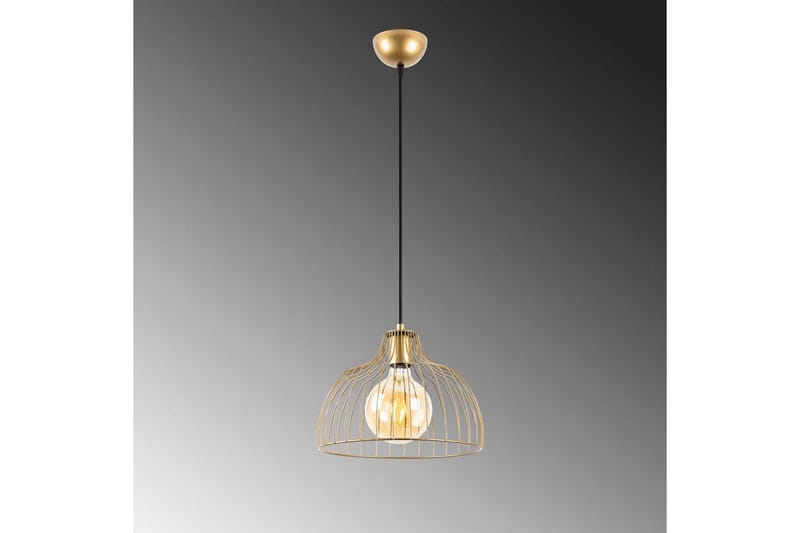 Taklampe Gertie Skinnende Gull - Gull - Belysning - Innendørsbelysning & Lamper - Taklampe - Kjøkkenlampe & taklampe kjøkken