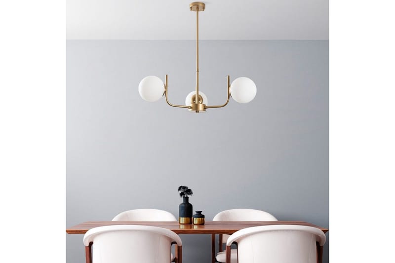 Taklampe Gevir Gull - Gull - Belysning - Innendørsbelysning & Lamper - Taklampe - Kjøkkenlampe & taklampe kjøkken