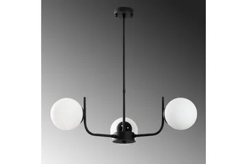 Taklampe Gevir Svart - Svart - Belysning - Innendørsbelysning & Lamper - Taklampe - Kjøkkenlampe & taklampe kjøkken