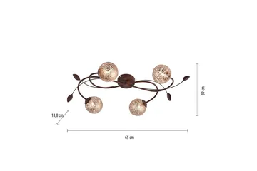 Taklampe Greta - 39x13,8x65 cm - Belysning - Innendørsbelysning & Lamper - Taklampe - Takplafond