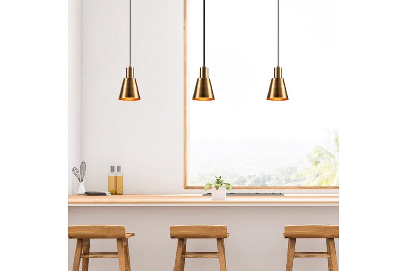 Taklampe Gullis gull / svart - Gull - Belysning - Innendørsbelysning & Lamper - Taklampe - Kjøkkenlampe & taklampe kjøkken