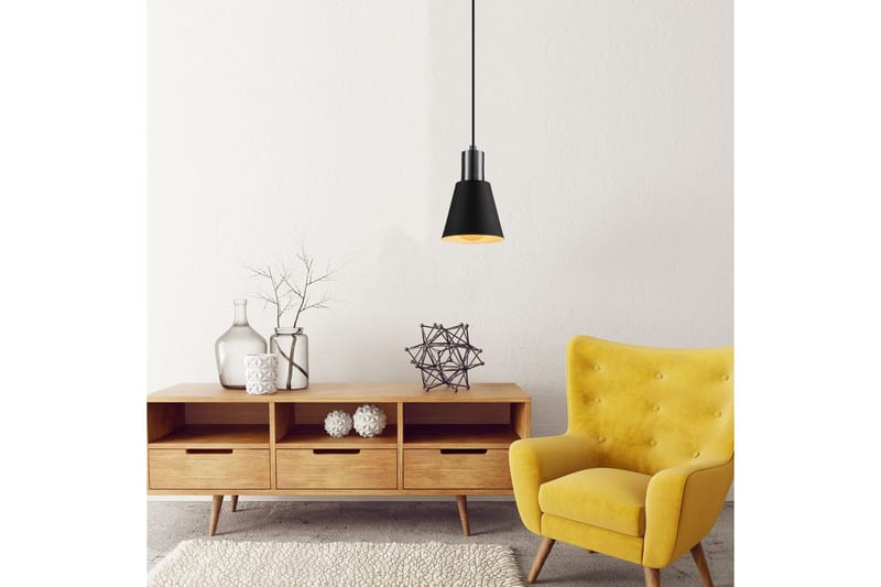 Taklampe Gullis svart / nikkel - Svart - Belysning - Innendørsbelysning & Lamper - Taklampe - Kjøkkenlampe & taklampe kjøkken