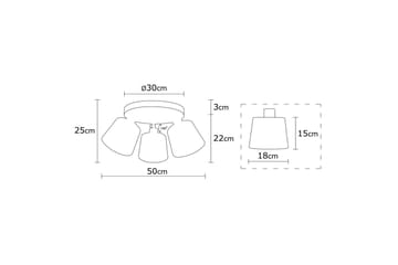 Taklampe Gulliser Sølv - Sølv - Belysning - Innendørsbelysning & Lamper - Taklampe - Takplafond