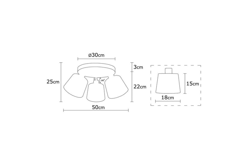 Taklampe Gulliser Sølv - Sølv - Belysning - Innendørsbelysning & Lamper - Taklampe - Takplafond