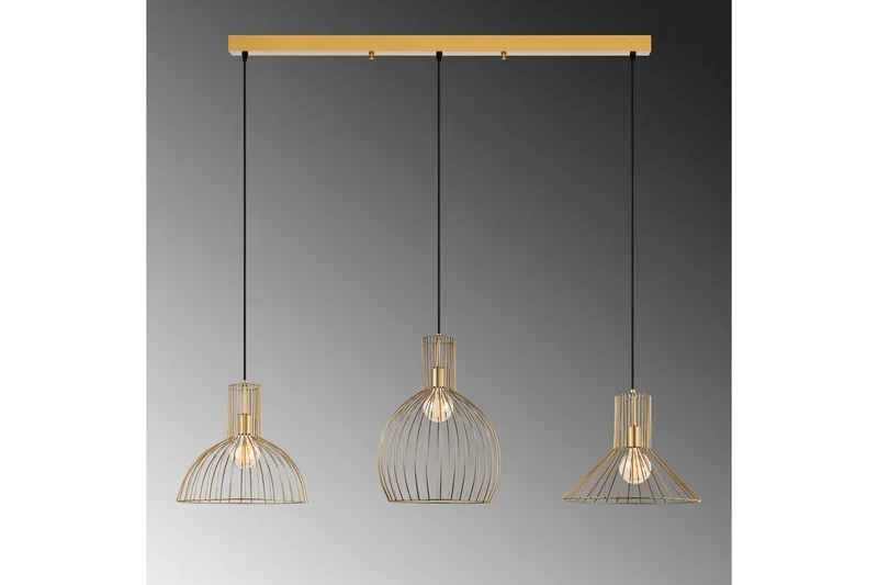 Taklampe Halven Gull - Gull - Belysning - Innendørsbelysning & Lamper - Taklampe - Kjøkkenlampe & taklampe kjøkken