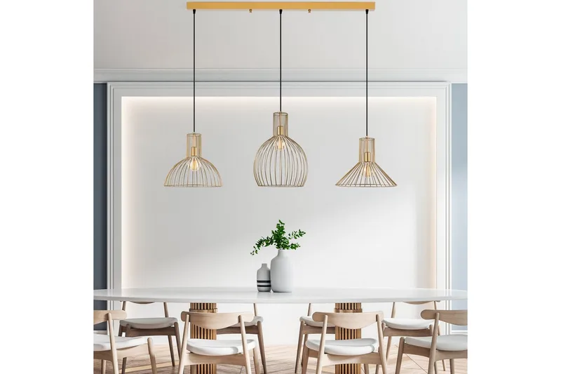 Taklampe Halven Gull - Gull - Belysning - Innendørsbelysning & Lamper - Taklampe - Kjøkkenlampe & taklampe kjøkken