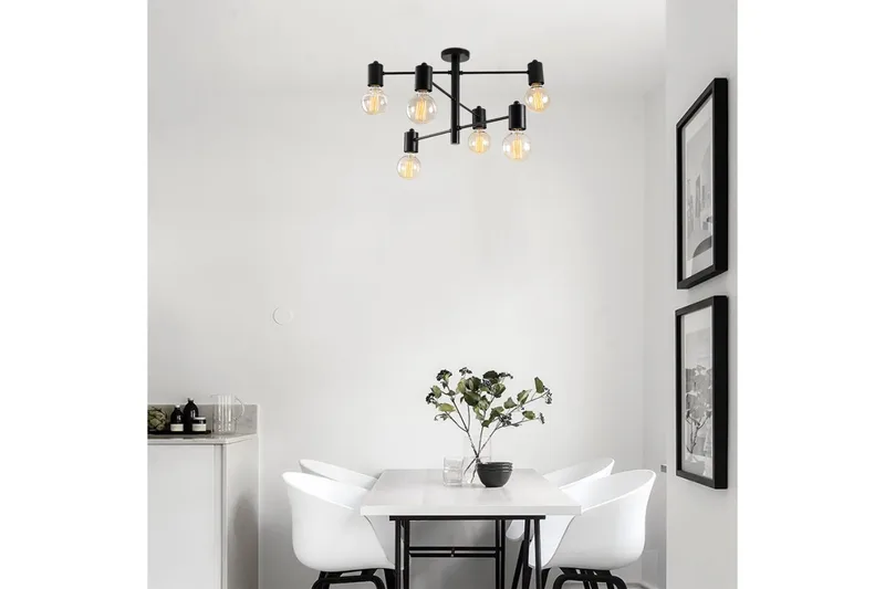 Taklampe Hexa Svart - Belysning - Innendørsbelysning & Lamper - Taklampe - Takplafond
