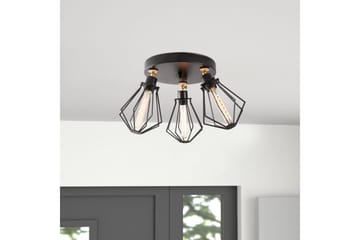Taklampe Hillmere Svart / Gull - Gull/Svart - Belysning - Innendørsbelysning & Lamper - Taklampe - Takplafond