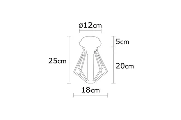 Taklampe Hillmere Svart - Svart - Belysning - Innendørsbelysning & Lamper - Taklampe - Kjøkkenlampe & taklampe kjøkken