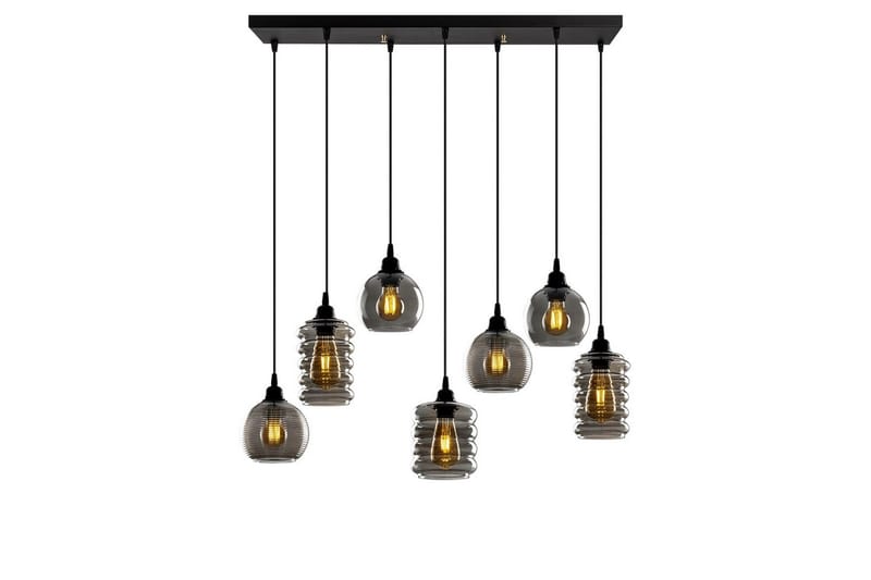 Taklampe Ilena Fume - Antrasitt - Belysning - Innendørsbelysning & Lamper - Taklampe - Kjøkkenlampe & taklampe kjøkken