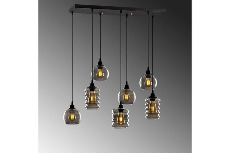 Taklampe Ilena Fume - Antrasitt - Belysning - Innendørsbelysning & Lamper - Taklampe - Kjøkkenlampe & taklampe kjøkken