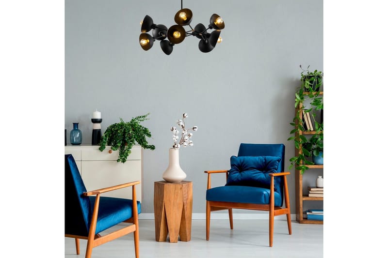 Taklampe Ilmare Moonza Svart - Svart - Belysning - Innendørsbelysning & Lamper - Taklampe - Kjøkkenlampe & taklampe kjøkken