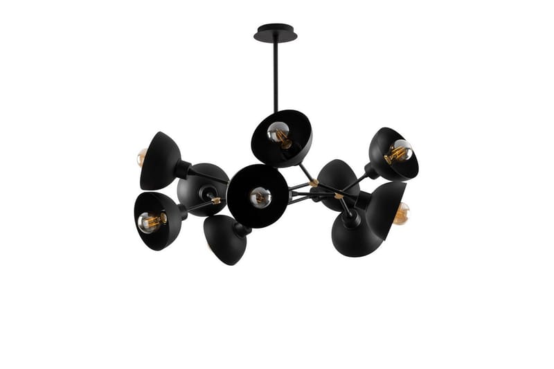 Taklampe Ilmare Moonza Svart - Svart - Belysning - Innendørsbelysning & Lamper - Taklampe - Kjøkkenlampe & taklampe kjøkken