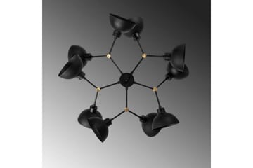 Taklampe Ilmare Moonza Svart - Svart - Belysning - Innendørsbelysning & Lamper - Taklampe - Kjøkkenlampe & taklampe kjøkken