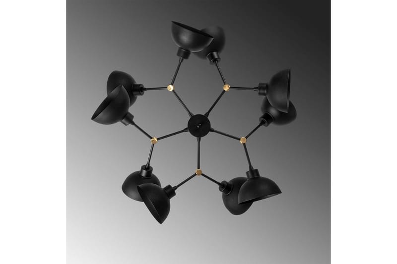 Taklampe Ilmare Moonza Svart - Svart - Belysning - Innendørsbelysning & Lamper - Taklampe - Kjøkkenlampe & taklampe kjøkken