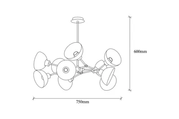Taklampe Ilmare Moonza Vintage - Vintage - Belysning - Innendørsbelysning & Lamper - Taklampe - Kjøkkenlampe & taklampe kjøkken