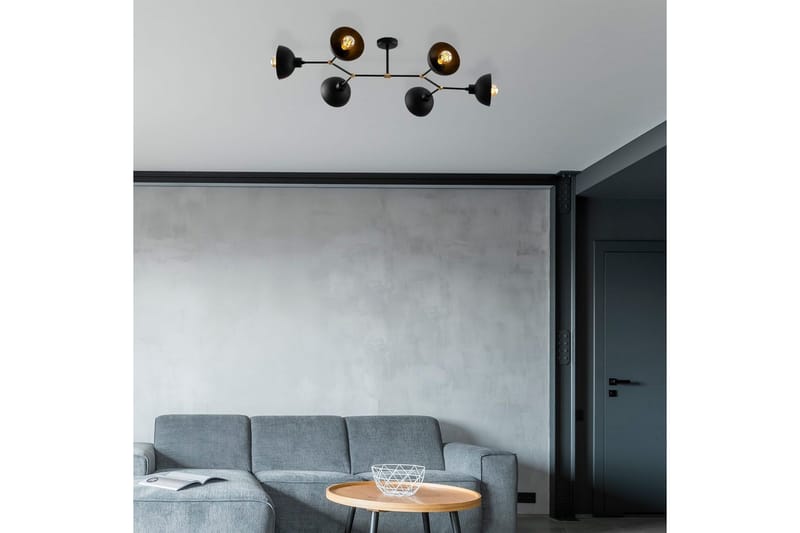 Taklampe Ilmare Svart - Svart - Belysning - Innendørsbelysning & Lamper - Taklampe - Kjøkkenlampe & taklampe kjøkken