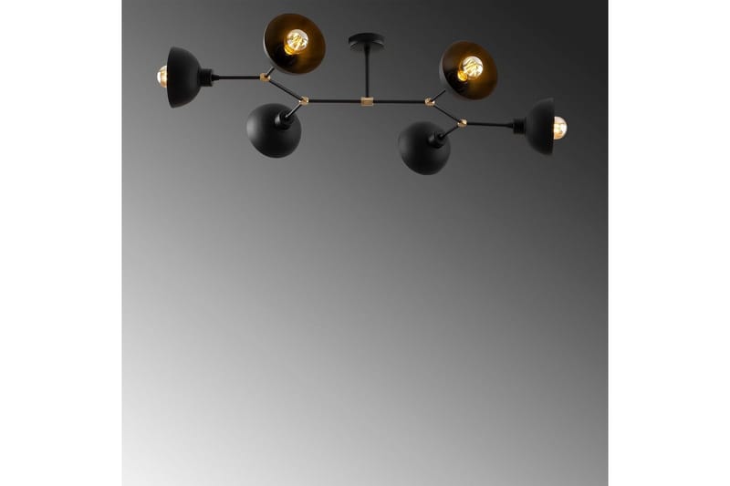 Taklampe Ilmare Svart - Svart - Belysning - Innendørsbelysning & Lamper - Taklampe - Kjøkkenlampe & taklampe kjøkken