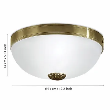 Taklampe Imperial - 31 cm - Belysning - Innendørsbelysning & Lamper - Taklampe - Takplafond