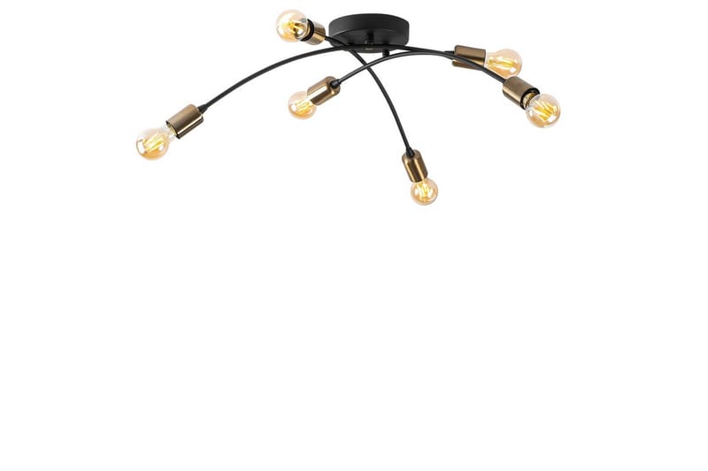 Taklampe Jano Svart / Vintage - Svart / Vintage - Belysning - Innendørsbelysning & Lamper - Taklampe - Takplafond